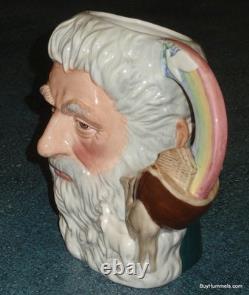 Royal Doulton Noah Character Toby Jug D7156 Rainbow Handle VERY RARE GIFT