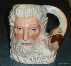 Royal Doulton Noah Character Toby Jug D7156 Rainbow Handle VERY RARE GIFT