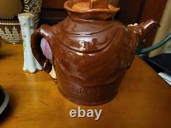 Royal Doulton Old Charley Character Toby Teapot C. 1939 Very Rare Handsome