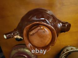 Royal Doulton Old Charley Character Toby Teapot C. 1939 Very Rare Handsome