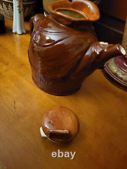 Royal Doulton Old Charley Character Toby Teapot C. 1939 Very Rare Handsome