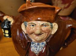 Royal Doulton Old Charley Character Toby Teapot C. 1939 Very Rare Handsome