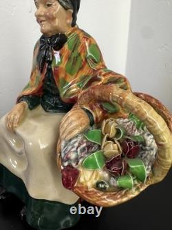 Royal Doulton Old Lavender Seller HN14921937Leslie Harradine Very Rare