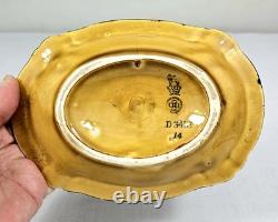 Royal Doulton Poplars Sunset Ashtray Matchbox Holder 1910s Very Rare England