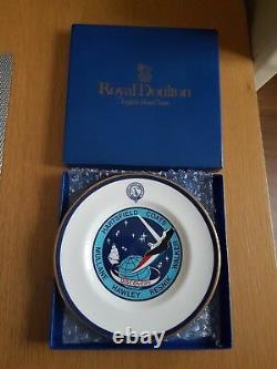 Royal Doulton STS 41 D plate Nasa Space Shuttle Discovery Very Rare