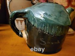 Royal Doulton Sairy Gamp Character Toby Teapot C. 1939 Very Rare Lovely Detail