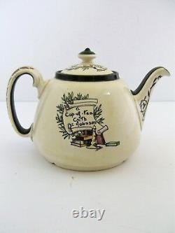 Royal Doulton Seriesware Teapot A Cup of Tea with Dr Johnson D3367 Very Rare