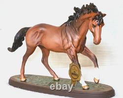 Royal Doulton The Winner Very Rare Brown Matt Colourway Model No. DA 154 Boxed