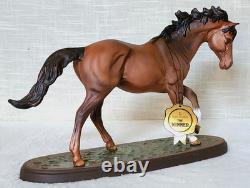 Royal Doulton The Winner Very Rare Brown Matt Colourway Model No. DA 154 Boxed
