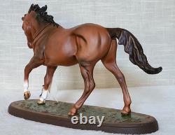 Royal Doulton The Winner Very Rare Brown Matt Colourway Model No. DA 154 Boxed