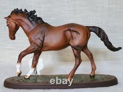 Royal Doulton The Winner Very Rare Brown Matt Colourway Model No. DA 154 Boxed