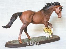 Royal Doulton The Winner Very Rare Brown Matt Colourway Model No. DA 154 Boxed