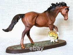 Royal Doulton The Winner Very Rare Brown Matt Colourway Model No. DA 154 Boxed
