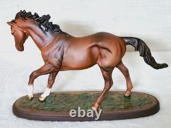 Royal Doulton The Winner Very Rare Brown Matt Colourway Model No. DA 154 Boxed
