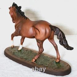 Royal Doulton The Winner Very Rare Brown Matt Colourway Model No. DA 154 Boxed