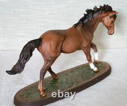 Royal Doulton The Winner Very Rare Brown Matt Colourway Model No. DA 154 Boxed