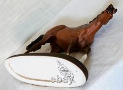 Royal Doulton The Winner Very Rare Brown Matt Colourway Model No. DA 154 Boxed