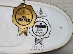 Royal Doulton The Winner Very Rare Brown Matt Colourway Model No. DA 154 Boxed