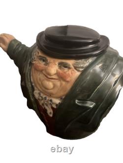 Royal Doulton Tony Weller Character Toby Teapot C. 1939 Very Rare No Chips