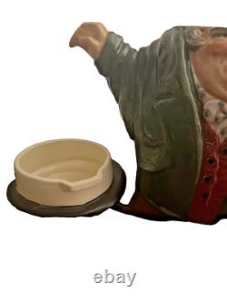 Royal Doulton Tony Weller Character Toby Teapot C. 1939 Very Rare No Chips