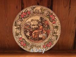 Royal Doulton VERY RARE Plate The Cottage Door, 10.5, Magnificent Colors