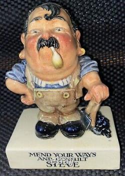 Royal Doulton Very Rare Leave It To Steve Advertising Figurine Date 1926