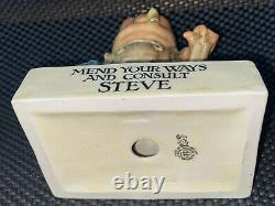 Royal Doulton Very Rare Leave It To Steve Advertising Figurine Date 1926