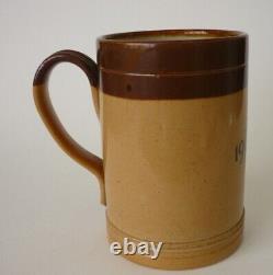 Royal Doulton Very Rare Stoneware 1929 Royal Bangkok Sports Club Tankard