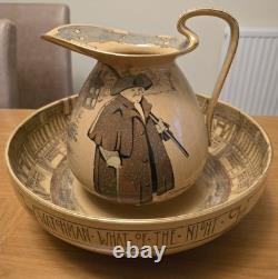 Royal Doulton Watcher Of the Nght Jug and Basin Set. Very Rare