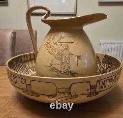 Royal Doulton Watcher Of the Nght Jug and Basin Set. Very Rare Royal Doulton Watcher Of the Nght Jug and Basin Set. Very Rare