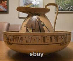 Royal Doulton Watcher Of the Nght Jug and Basin Set. Very Rare