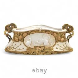 Royal Dux Porcelain Vase, Art Nouveau, Large, Very Rare, c. 1918