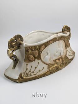 Royal Dux Porcelain Vase, Art Nouveau, Large, Very Rare, c. 1918