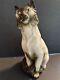 Royal Dux Very Rare Siamese Cat 1930's Fireside Model 14 Tall MINT Condition