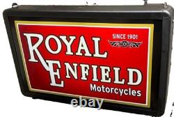 Royal Enfield Vintage Neon Sign 19 By 35 Very Rare