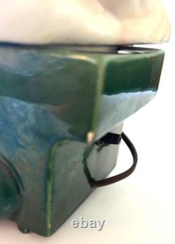 Royal Haeger MERMAID HUGGING FISH Porcelain 19.5 VERY RARE 50s TV Lamp #6067