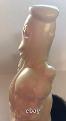 Royal Haeger MERMAID HUGGING FISH Porcelain 19.5 VERY RARE 50s TV Lamp #6067