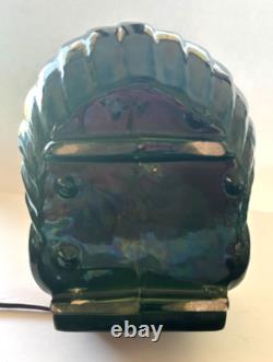 Royal Haeger MERMAID HUGGING FISH Porcelain 19.5 VERY RARE 50s TV Lamp #6067