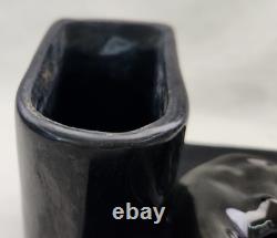 Royal Haeger R638-L Black Panther Cat Planter Bookend Vintage Very Rare Find
