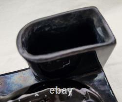 Royal Haeger R638-L Black Panther Cat Planter Bookend Vintage Very Rare Find