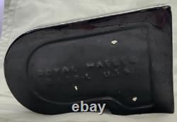 Royal Haeger R638-L Black Panther Cat Planter Bookend Vintage Very Rare Find