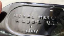 Royal Haeger R638-L Black Panther Cat Planter Bookend Vintage Very Rare Find