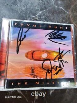 Royal Hunt The Mission CD 2001 Italy Authograped Very Rare Ln