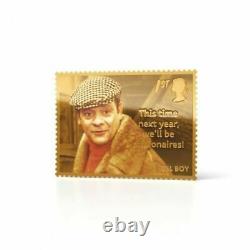 Royal Mail Only Fools And Horses Del Boy 24 Crt Gold Stamp Very Rare Only 1981