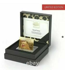 Royal Mail Only Fools and Horses Del Boy Gold Stamp Very Rare