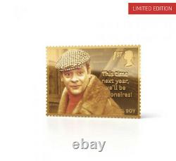 Royal Mail Only Fools and Horses Del Boy Gold Stamp Very Rare