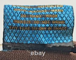 Royal Mid Century Brown Polo Top Size Medium New Old Stock. (Very Rare) Taiwan