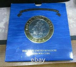 Royal Mint First Trial 1994 £2 4 Coin Pack The First UK Bi-Colour Coin Very Rare
