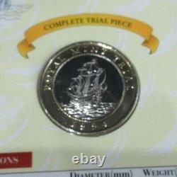 Royal Mint First Trial 1994 £2 4 Coin Pack The First UK Bi-Colour Coin Very Rare
