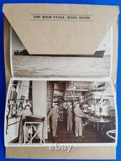 Royal Navy HMS HOOD, Souvenir Letter Card, very old and rare, signs of aging